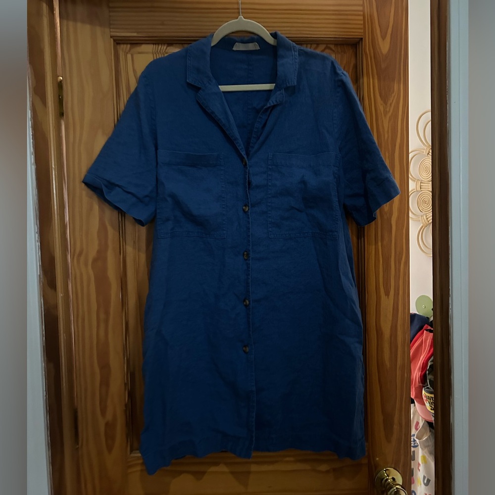 Everlane Classic Linen Shirt Dress